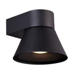 Nordlux Kyklop Wall Light Aluminium Black | Suitable for GU10