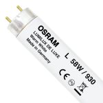 Osram Lumilux De Luxe T8 58W - 930 Warm White | 150cm