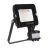 Ledvance LED Floodlight Compact Black 20W 1800lm 100D - 830 Warm White | IP65 - Symmetrical - Motion and Light Sensor