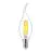 Philips MASTER LED E14 Bent-tip Candle Filament Clear 3.4W 470lm - 922-927 Dim To Warm | Best Colour Rendering - Dimmable - Replaces 40W