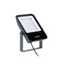 Philips LED Floodlight Ledinaire BVP155 Grey 100W 10000lm 30x80D - 840 Cool White | IP65 - Asymmetrical
