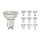 Multipack 10x Noxion PerfectColor LED Spot GU10 PAR16 4W 345lm 36D - 940 Cool White | Best Colour Rendering - Dimmable - Replaces 50W