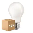 Multipack 10x Philips Corepro LED Bulb E27 Pear Frosted 10.5W 1521lm - 827 Extra Warm White | Replaces 100W