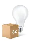 Multipack 6x Philips Corepro LED Bulb E27 Pear Frosted 23W 3452lm - 840 Cool White | Replaces 200W